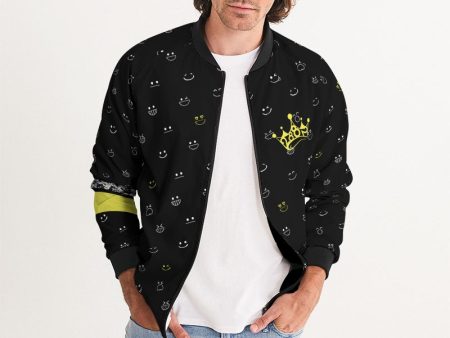 2882Sport™ Fit My Mood Winky Face Men s Bomber Jacket For Sale