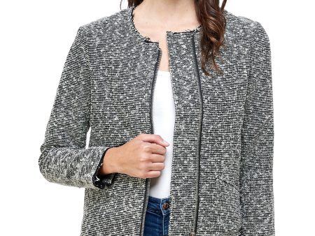 Textured Zip-Up Jacket – Casual Elegance Online Hot Sale