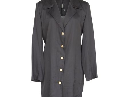 The Grace Long Blazer Dress in Black For Cheap