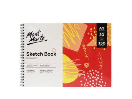 Mont Marte MSB0118 Discovery Sketch Book 150gsm A3 Online Sale