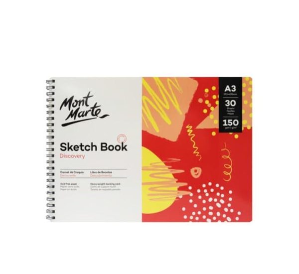 Mont Marte MSB0118 Discovery Sketch Book 150gsm A3 Online Sale