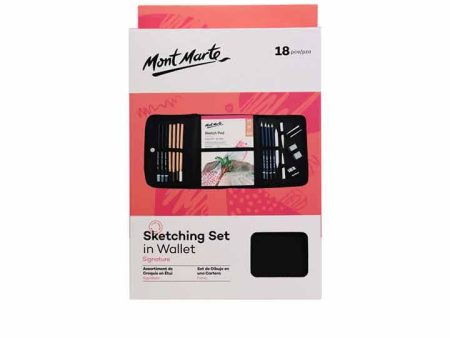 Mont Marte Sketching Set in Soft Case (MMGS0018) Supply