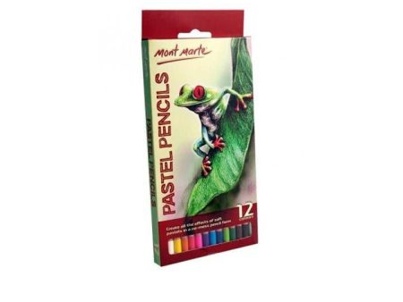 Mont Marte Pastel Pencils 12 Colors (MPN0098) Hot on Sale