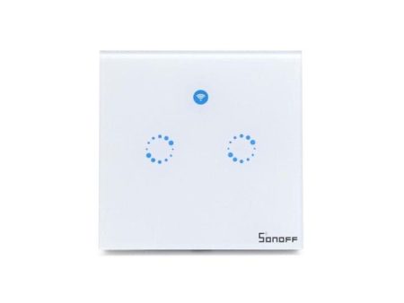 Sonoff Wifi Wall Touch Switch T1 2Gang (UK Version) Online now