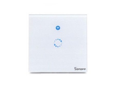 Sonoff Wifi Wall Touch Switch T1 1Gang (UK Version) Fashion