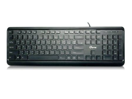 Crome Multi Media Keyboard CK-190U (Black) on Sale