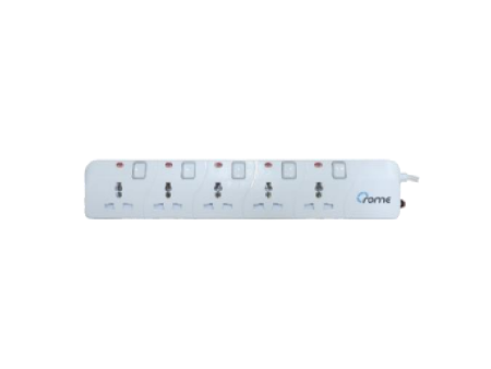 Crome CS G545 5 x Surge Protector Universal Sockets Hot on Sale