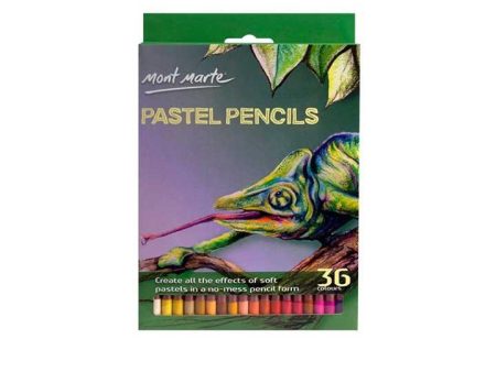 Mont Marte Pastel Pencils 36 Colors (MPN0100) Fashion